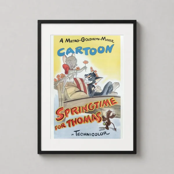 Springtime for Thomas 1946 Tom and Jerry Movie Poster