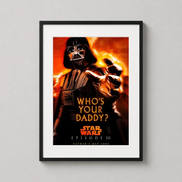 Star Wars Episode III Revenge of the Sith Darth Vader Movie Poster
