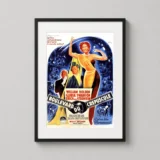 Sunset Boulevard 1950 French Version, Gloria Swanson Movie Poster