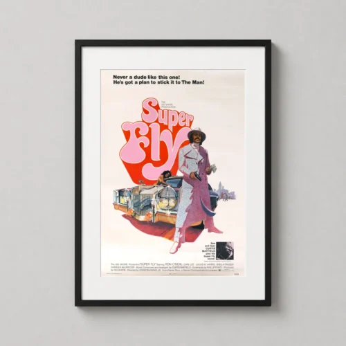 Superfly 1972 Blaxploitation Retro Movie Poster