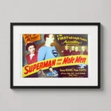 Superman and the Mole Men 1951 George Reeves Vintage Movie Poster