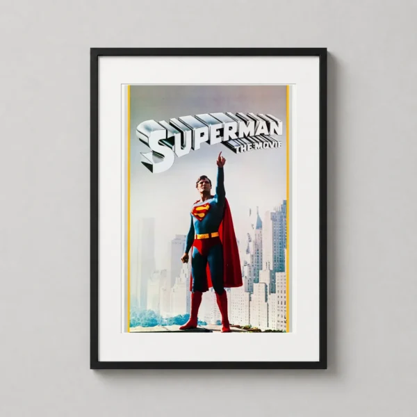 Superman 1978 Warner Brothers Superhero Movie Poster
