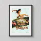 Tarzan 1999 Animated Movie Disney Adventure Jungle Movie Poster