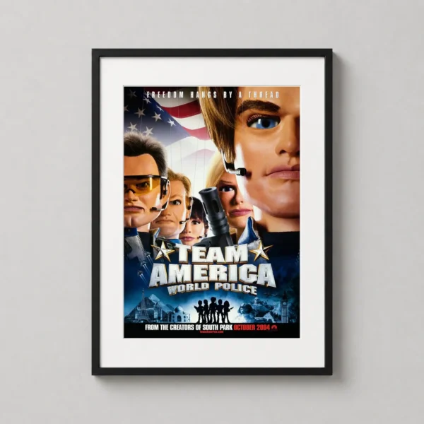 Team America World Police Puppet Cast Movie Poster