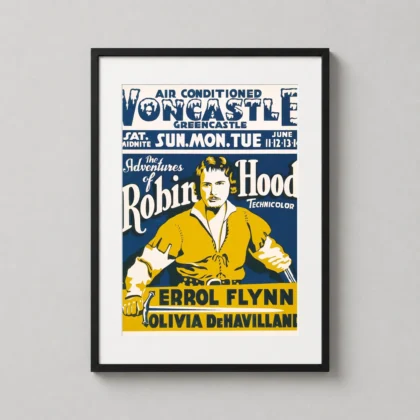 Adventures Robin Hood 1938 Poster - movie poster from MerchFuse