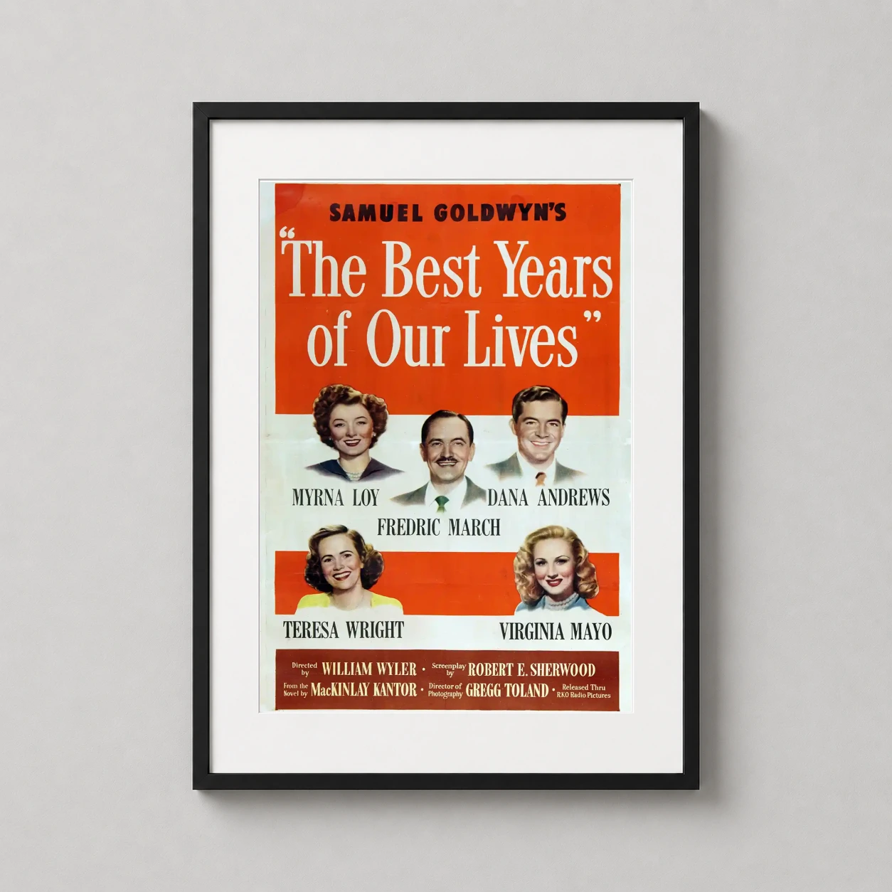 Best Years of Our Lives — vintage 1946 movie poster for The Best Years of Our Lives featuring