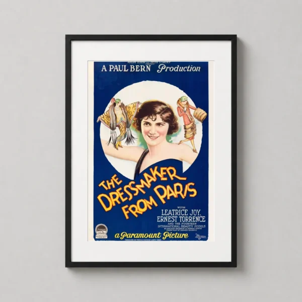 The Dressmaker from Paris 1925 Paramount Vintage Movie Poster