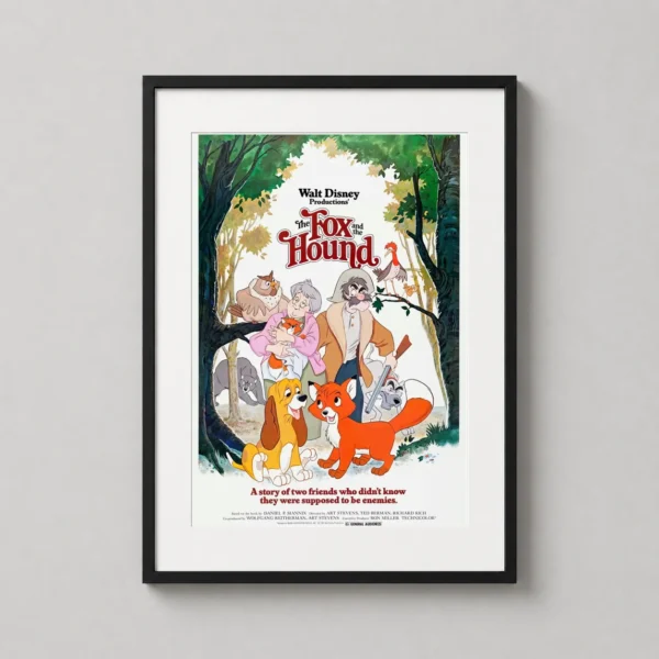 The Fox and the Hound Disney Animation Movie Poster