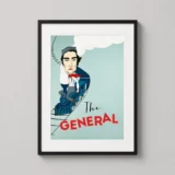 Buster Keaton The General Silent Movie Comedy Movie Poster