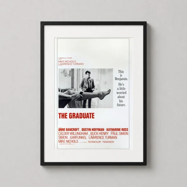 The Graduate 1967 Benjamin Braddock Movie Poster
