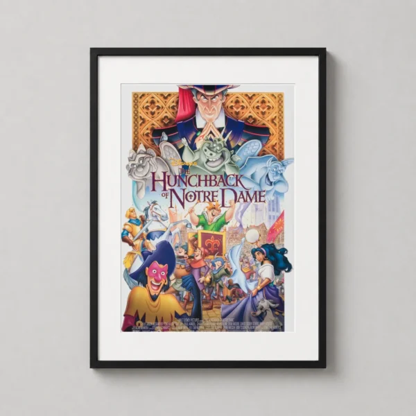 Disney's The Hunchback of Notre Dame Character Movie Poster