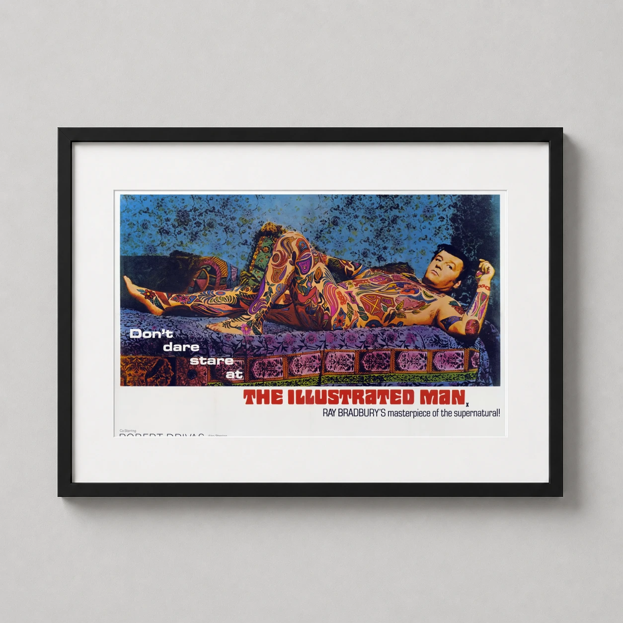 Man of Steel Film — featuring Rod Steiger as the tattooed traveler, this vintage 1969