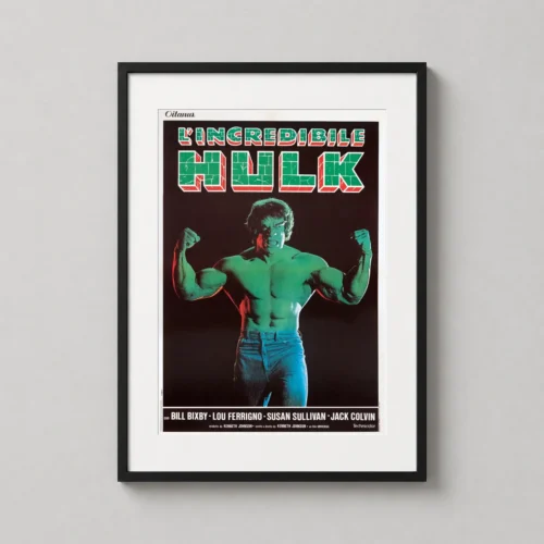 The Incredible Hulk 1977 Italian Movie Vintage Poster