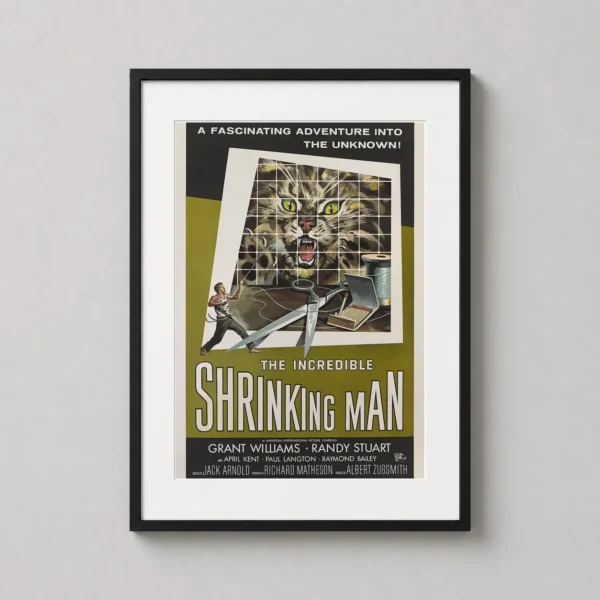 The Incredible Shrinking Man 1957 Vintage Movie Poster