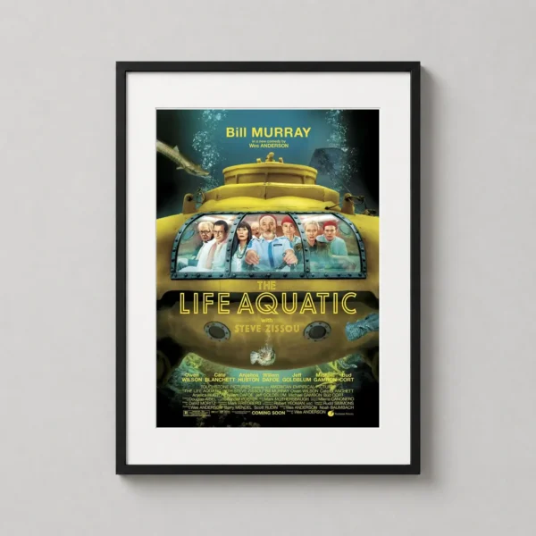 The Life Aquatic Steve Zissou 2004 Movie Poster