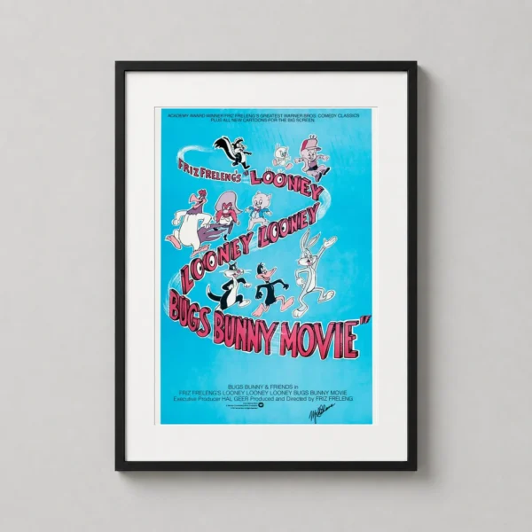 Looney Bugs Bunny Movie 1981 Vintage Movie Poster