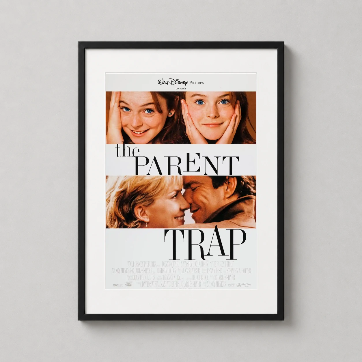 Parent Trap Lindsay Lohan — classic photographic movie poster for the 1998 film The Parent Trap