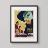 Phantom of the Opera Italian 1943 Vintage Movie Poster