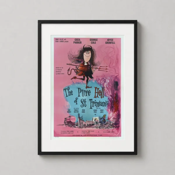 Pure Hell of St. Trinian's 1960 British Movie Poster