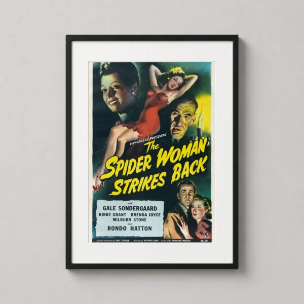 The Spider Woman Strikes Back 1946 Vintage Movie Poster