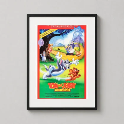 Tom and Jerry: The Movie 1992 – Miramax Animation wall print with playful screen energy by MerchFuse