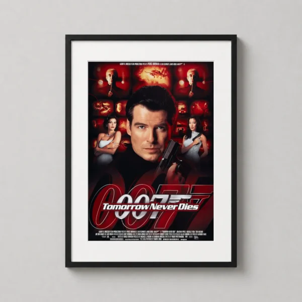 Tomorrow Never Dies, James Bond 007 Movie Poster