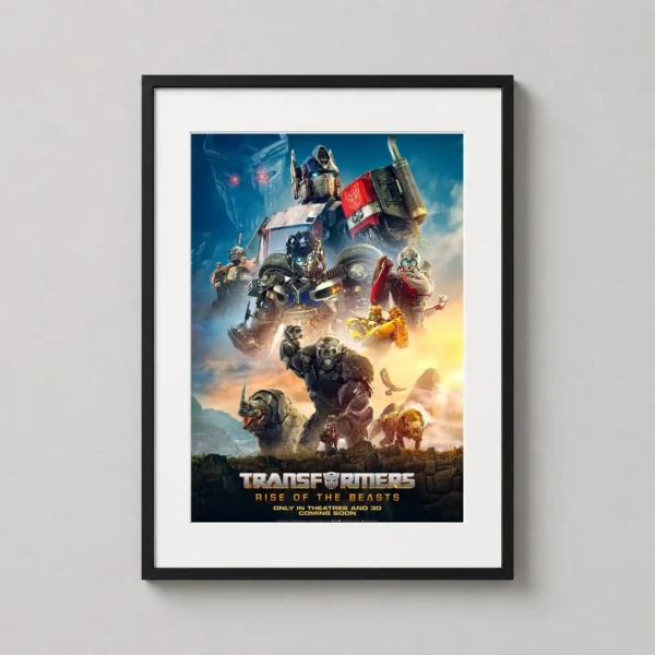 Transformers Rise of the Beasts 2023 Autobot Action Movie Poster
