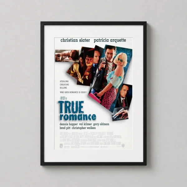 True Romance 1993 Clarence and Alabama Movie Poster
