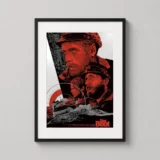 Das Boot 1981 German U-Boat War Red and Black Movie Poster