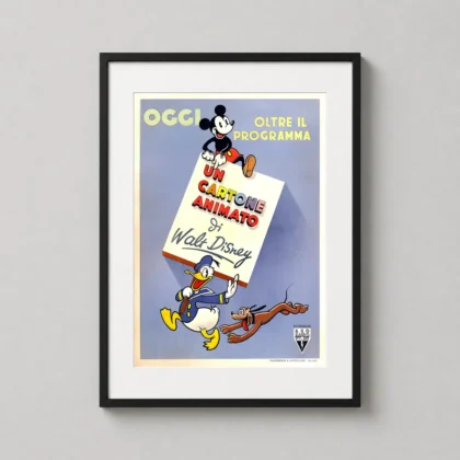 Walt Disney Animation 1940 Italian Poster - movie poster from MerchFuse
