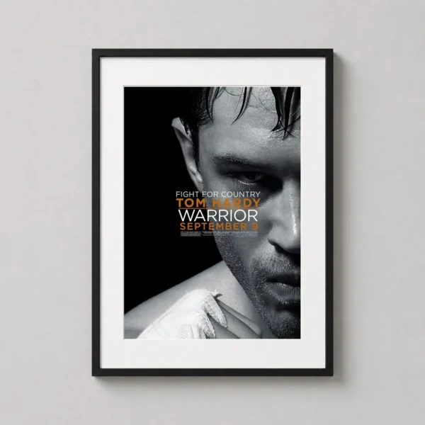 Warrior (2011) Tom Hardy Sports Drama Cinematic Movie Poster