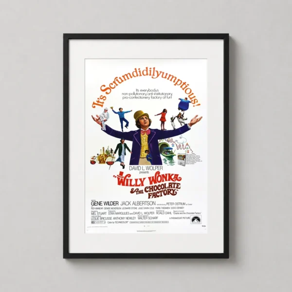 Willy Wonka & the Chocolate Factory 1971 Movie Poster