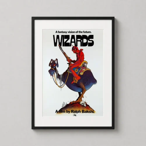 Wizards 1977 Ralph Bakshi Animated Fantasy Movie Poster