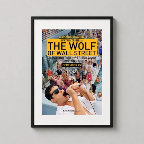 The Wolf of Wall Street Yacht Party Movie Poster