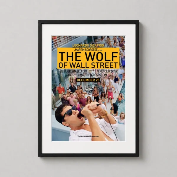 The Wolf of Wall Street Yacht Party Movie Poster