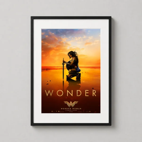 Wonder Woman 2017 Diana Prince Amazon Warrior Movie Poster