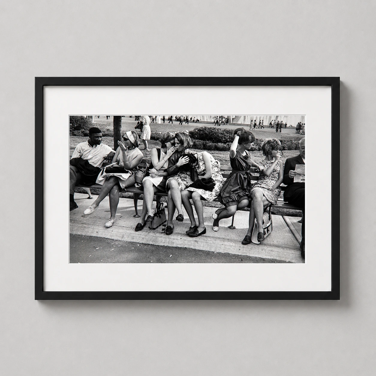 Garry Winogrand World's Fair — black and white street photography by Garry Winogrand featuring a