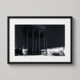 George Tice Petit's Mobil Station New Jersey Black and White Photography Print