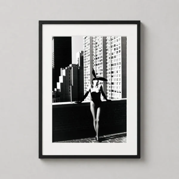 Helmut Newton Elsa Peretti in Halston Bunny Costume Photography Print
