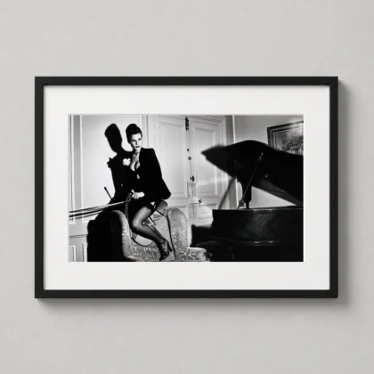 Helmut Newton Saddle II Paris 1976 Fashion Photography Print