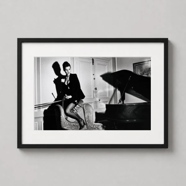 Helmut Newton Saddle II Paris 1976 Fashion Photography Print