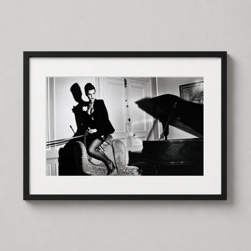 Helmut Newton Saddle II Paris 1976 Fashion Photography Print