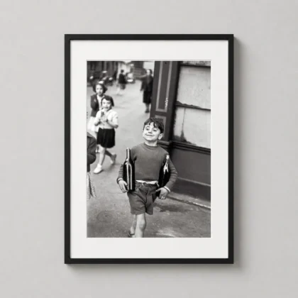 Henri Cartier-Bresson Rue Mouffetard 1954 Paris Photography Art Print