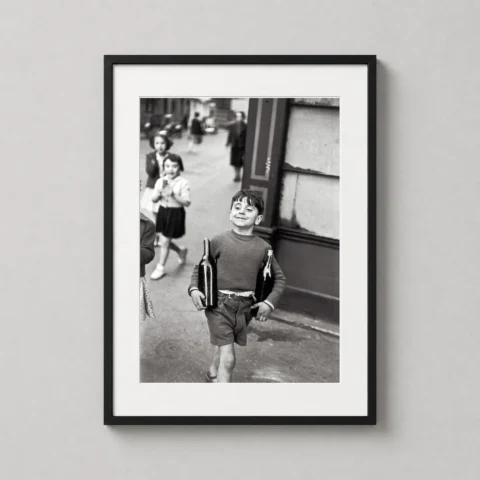 Henri Cartier-Bresson – Rue Mouffetard Paris 1954 decorative print for curated interiors by MerchFuse