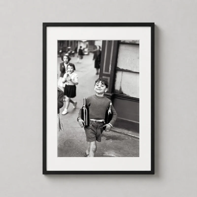 Henri Cartier-Bresson Rue Mouffetard 1954 Paris Photography Art Print