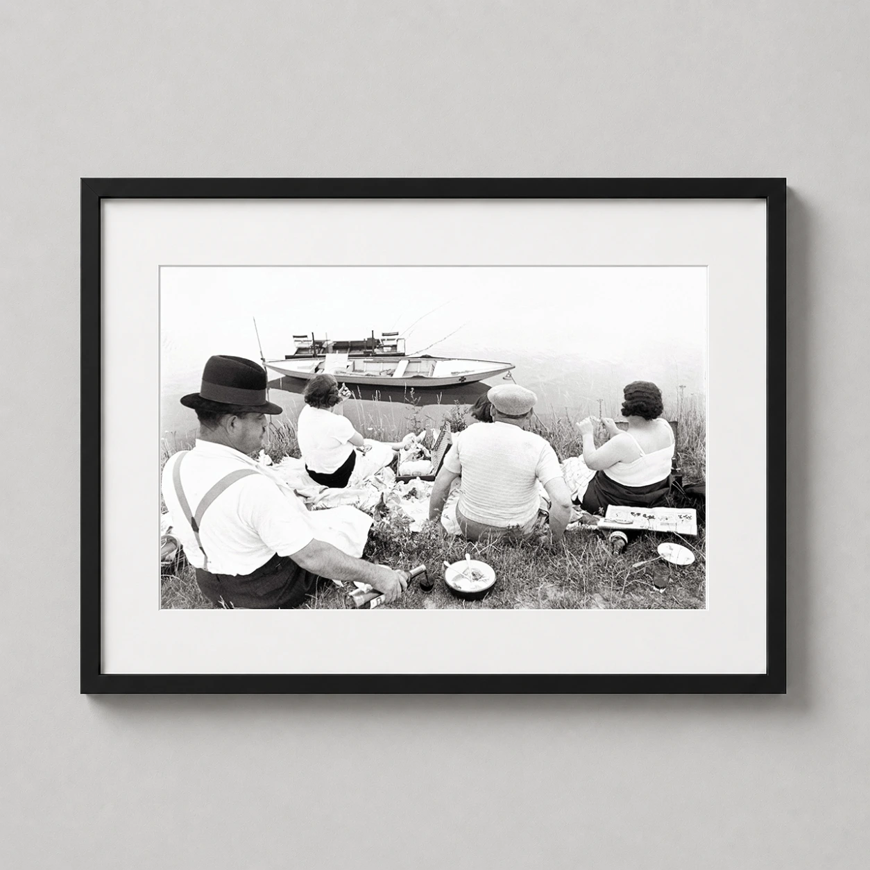 Henri Cartier Bresson — classic black and white photograph by Henri Cartier-Bresson capturing a