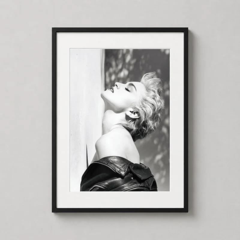 Herb Ritts Madonna True Blue 1986 Black and White Photography Print
