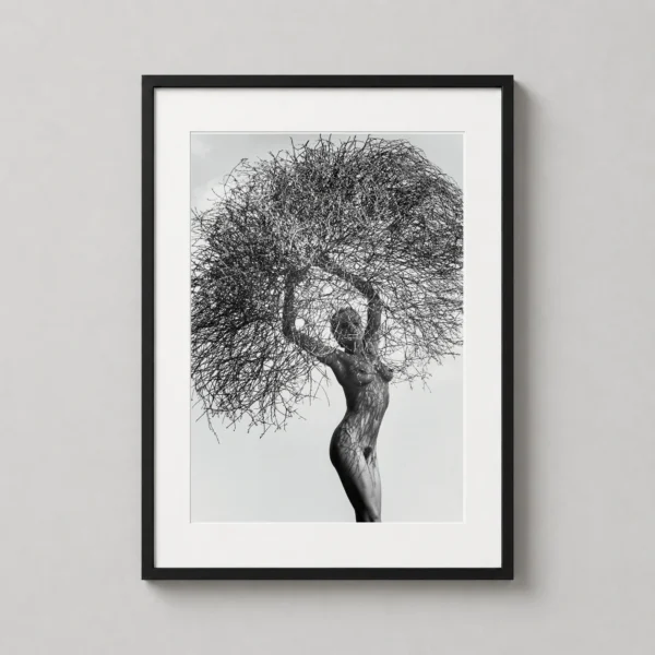 Herb Ritts Neith with Tumbleweed, Paradise Cove 1986 Photography Print