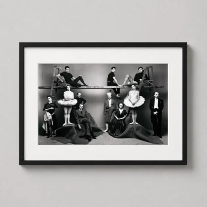 Irving Penn, Ballet Theater Group New York 1947 wall print with documentary visual presence by MerchFuse