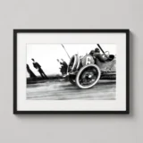 Jacques-Henri Lartigue Grand Prix 1913 Race Car Photography Print